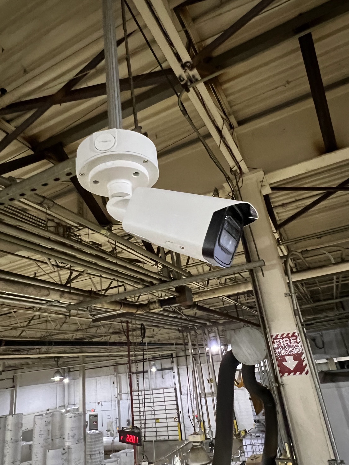 A camera installed by NJS